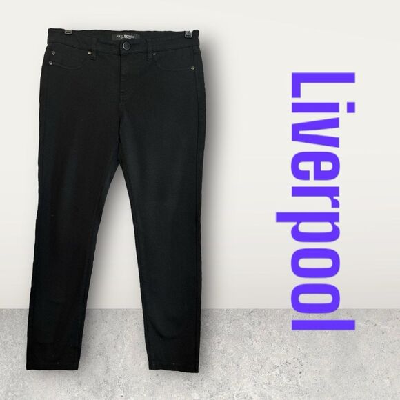 Liverpool Jeans Co Black Skinny Legging - Picture 1 of 5